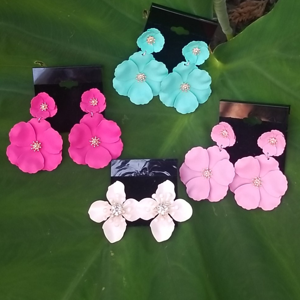 Summer fun colorful earrings - Picture 1 of 2